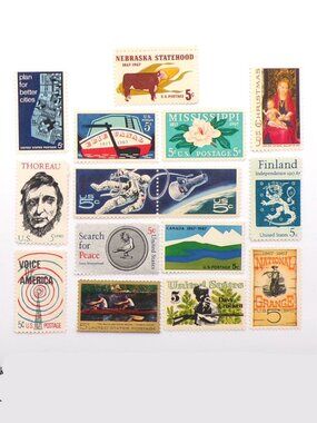 1967 United States Commemorative Stamp Year Set